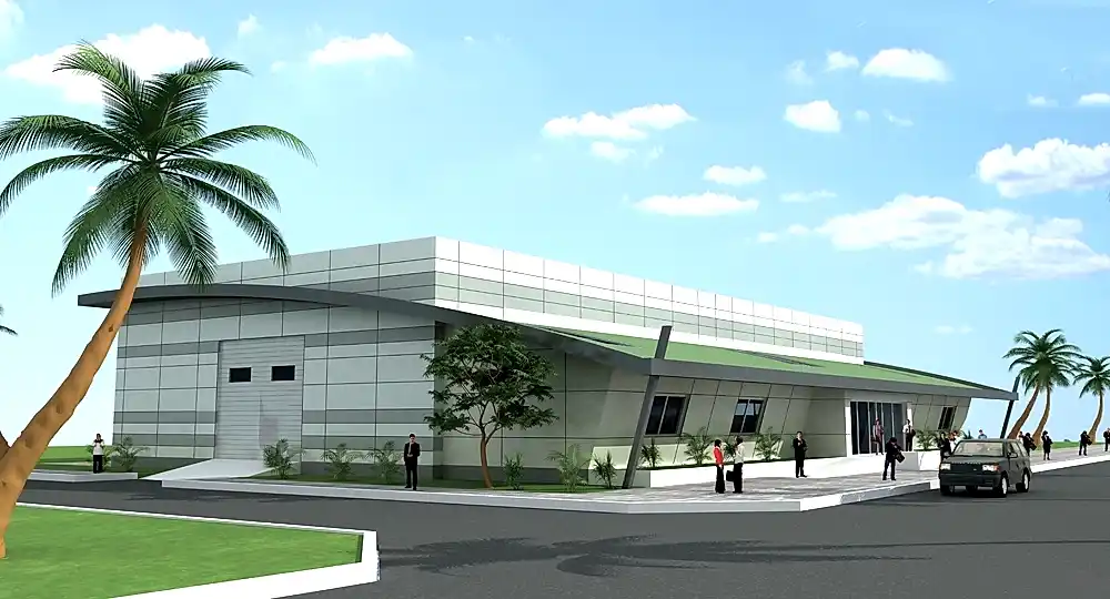 ЗДАНИЕ АЭРОТОННЕЛЯ УНИВЕРСИТЕТА АЛЬ-ФАТХ